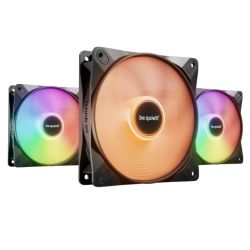 CF120-BQLWLXPWMHSX3 - Be Quiet! BL124 Light Wings LX 120mm PWM High-Speed ARGB Case Fans 3 Pack, Rifle Bearing, Impeller w 16 LEDs, Daisy-Chain, Up to 2100 RPM, Black Be Quiet! BL124 Light Wings LX 120mm PWM High-Speed ARGB Case Fans 3 Pack, Rifle Bearing, Impeller w 16 LEDs, Daisy-Chain, Up to 2100 RPM, Black
