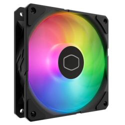 CF120-CMSFARGB - Cooler Master SickleFlow Edge 120 ARGB 120mm PWM Case Fan, Up to 2500 RPM, Loop Dynamic Bearing, Black Cooler Master SickleFlow Edge 120 ARGB 120mm PWM Case Fan, Up to 2500 RPM, Loop Dynamic Bearing, Black