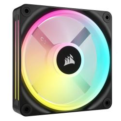 CF120-CORQX120EXPK - Corsair iCUE LINK QX120 120mm PWM RGB Case Fan, 34 RGB LEDs, Magnetic Dome Bearing, 2400 RPM, Black, Single Fan Expansion Kit Corsair iCUE LINK QX120 120mm PWM RGB Case Fan, 34 RGB LEDs, Magnetic Dome Bearing, 2400 RPM, Black, Single Fan Expansion Kit