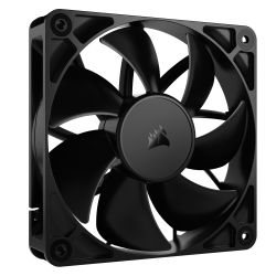 CF120-CORRS120 - Corsair RS120 PWM 120mm Case Fan, Magnetic Dome Bearing, Daisy-Chain 4-Pin, 2100 RPM, AirGuide Tech, Black Corsair RS120 PWM 120mm Case Fan, Magnetic Dome Bearing, Daisy-Chain 4-Pin, 2100 RPM, AirGuide Tech, Black