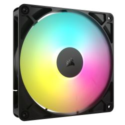 CF140-CORRS140ARGB - Corsair RS140 ARGB PWM 140mm Case Fan, Magnetic Dome Bearing, Daisy-Chain 4-Pin, 1700 RPM, AirGuide Tech, Black Corsair RS140 ARGB PWM 140mm Case Fan, Magnetic Dome Bearing, Daisy-Chain 4-Pin, 1700 RPM, AirGuide Tech, Black