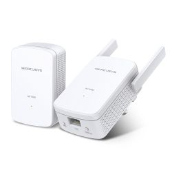 HOMEP-1MER1000-KIT-GB - Mercusys MP510 KIT 300Mbps Wireless N Powerline Adapter Kit, AV2 1000, 1-Port Mercusys MP510 KIT 300Mbps Wireless N Powerline Adapter Kit, AV2 1000, 1-Port
