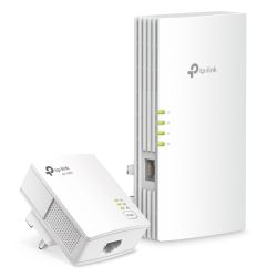 HOMEP-TP1500AV1000-KIT-GB - TP-LINK TL-WPA7817 KIT AX1500 Wireless Dual Band Powerline Adapter Kit, AV1000, Gigabit, 1-Port, EasyMesh-Compatible TP-LINK TL-WPA7817 KIT AX1500 Wireless Dual Band Powerline Adapter Kit, AV1000, Gigabit, 1-Port, EasyMesh-Compatible