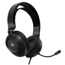 HS-CORHS35CARB - Corsair HS35 v2 Multiplatform Wired Gaming Headset, 3.5mm Jack, Suspended Fabric Headband, 50mm Neodymium Drivers, Carbon Corsair HS35 v2 Multiplatform Wired Gaming Headset, 3.5mm Jack, Suspended Fabric Headband, 50mm Neodymium Drivers, Carbon