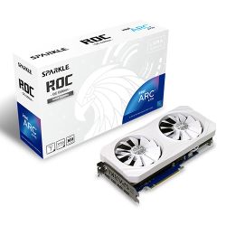 INARA77016SPLUNAOC - Sparkle Intel ARC A770 ROC LUNA OC, 16GB DDR6, HDMI, 3 DP, 2300MHz Clock, Overclocked, White Sparkle Intel ARC A770 ROC LUNA OC, 16GB DDR6, HDMI, 3 DP, 2300MHz Clock, Overclocked, White