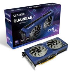 INARB570G10SPGU0C - Sparkle Intel Arc B570 GUARDIAN OC, 10GB DDR6, HDMI, 3 DP, 2660MHz Clock, Blue Breathing Light, Overclocked Sparkle Intel Arc B570 GUARDIAN OC, 10GB DDR6, HDMI, 3 DP, 2660MHz Clock, Blue Breathing Light, Overclocked