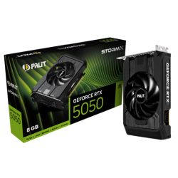 NVRTX50508PALSTORMX - Palit RTX5050 StormX, PCIe5, 8GB DDR6, HDMI, 3 DP, 2572MHz Clock, Compact Design Palit RTX5050 StormX, PCIe5, 8GB DDR6, HDMI, 3 DP, 2572MHz Clock, Compact Design
