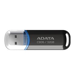 PEN-32ADATA-C906-B - ADATA 32GB C906 USB 2.0 Memory Pen, Compact, Black & Blue ADATA 32GB C906 USB 2.0 Memory Pen, Compact, Black & Blue
