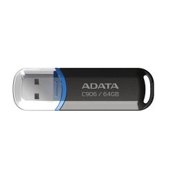 PEN-64ADATA-C906-B - ADATA 64GB C906 USB 2.0 Memory Pen, Compact, Black & Blue ADATA 64GB C906 USB 2.0 Memory Pen, Compact, Black & Blue