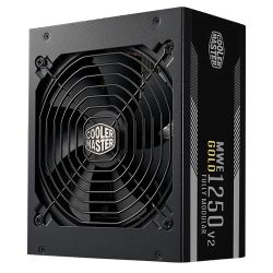 PSU-1250CMMWEGV23.0 - Cooler Master 1250W MWE Gold V2 ATX 3.0 PSU, Fully Modular, FDB Bearing Fan, 80+ Gold Cooler Master 1250W MWE Gold V2 ATX 3.0 PSU, Fully Modular, FDB Bearing Fan, 80+ Gold