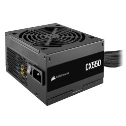 PSU-550CORCXV2 - Corsair 550W CX550 PSU, Fully Wired, 80+ Bronze, Thermally Controlled Fan Corsair 550W CX550 PSU, Fully Wired, 80+ Bronze, Thermally Controlled Fan