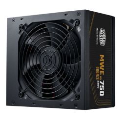 PSU-750CMVSFXB - Cooler Master 750W MWE Bronze V3 230V ATX 3.1 PSU, Fully Wired, HDB Bearing Fan, 80+ Bronze Cooler Master 750W MWE Bronze V3 230V ATX 3.1 PSU, Fully Wired, HDB Bearing Fan, 80+ Bronze