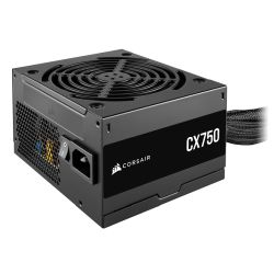 PSU-750CORCXV2 - Corsair 750W CX750 PSU, Fully Wired, 80+ Bronze, Thermally Controlled Fan Corsair 750W CX750 PSU, Fully Wired, 80+ Bronze, Thermally Controlled Fan