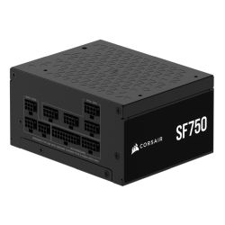 PSU-750CORSFPLAT-E-Z - Corsair 750W SF Series SF750 SFX PSU, Fully Modular, 80+ Platinum, Fluid Dynamic Fan, ATX 3.1, PCIe 5.1, SFX-to-ATX Bracket Corsair 750W SF Series SF750 SFX PSU, Fully Modular, 80+ Platinum, Fluid Dynamic Fan, ATX 3.1, PCIe 5.1, SFX-to-ATX Bracket