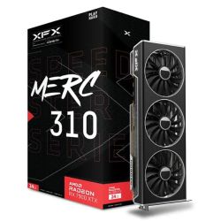 RADRX79XTX24XFMERC310 - XFX RX7900 XTX Speedster MERC310 Black, 24GB DDR6, HDMI, 3 DP, 2615MHz Clock, Z Support Bar XFX RX7900 XTX Speedster MERC310 Black, 24GB DDR6, HDMI, 3 DP, 2615MHz Clock, Z Support Bar
