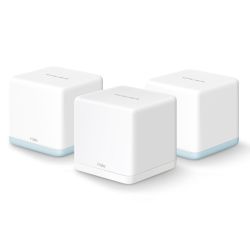 ROU-1200MERHALOH32G-3PK - Mercusys Halo H32G 3-Pack AC1200 Whole-Home Mesh Wi-Fi System, Dual Band, AP Mode Mercusys Halo H32G 3-Pack AC1200 Whole-Home Mesh Wi-Fi System, Dual Band, AP Mode