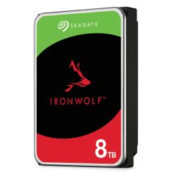 Seagate 3.5, 8TB, SATA3, IronWolf NAS Hard Drive, 5400RPM, 256MB Cache, 8 Drive Bays Supported, OEM
