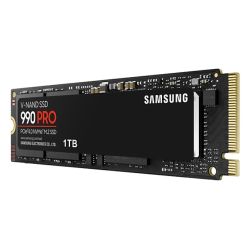 SSD-1TBSAM990PROP - Samsung 1TB 990 PRO M.2 NVMe Gen4 SSD, M.2 2280, PCIe 4.0, V-NAND, RW 74506900 MBs, 1200K1550K IOPS Samsung 1TB 990 PRO M.2 NVMe Gen4 SSD, M.2 2280, PCIe 4.0, V-NAND, RW 74506900 MBs, 1200K1550K IOPS