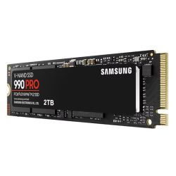 SSD-2TBSAM990PROP - Samsung 2TB 990 PRO M.2 NVMe SSD, M.2 2280, PCIe 4.0, V-NAND, RW 74506900 MBs, 1400K1550K IOPS Samsung 2TB 990 PRO M.2 NVMe SSD, M.2 2280, PCIe 4.0, V-NAND, RW 74506900 MBs, 1400K1550K IOPS