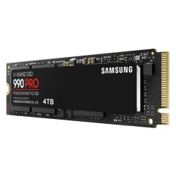 SSD-4TBSAM990PROP - Samsung 4TB 990 PRO M.2 NVMe SSD, M.2 2280, PCIe 4.0, V-NAND, RW 74506900 MBs, 1600K1550K IOPS Samsung 4TB 990 PRO M.2 NVMe SSD, M.2 2280, PCIe 4.0, V-NAND, RW 74506900 MBs, 1600K1550K IOPS