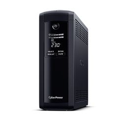 UPS1600VAVPCP - CyberPower Value Pro 1600VA Line Interactive Tower UPS, 960W, LCD Display, 8x IEC, AVR Energy Saving, 1Gbps Ethernet CyberPower Value Pro 1600VA Line Interactive Tower UPS, 960W, LCD Display, 8x IEC, AVR Energy Saving, 1Gbps Ethernet