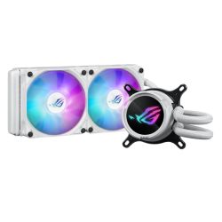 WC-ASLC3240ARGB-W - Asus ROG STRIX LC III 240 ARGB White Liquid CPU Cooler, 240mm, 7th Gen v2 Asetek Pump, ARGB Fans, Rotatable Water Block Asus ROG STRIX LC III 240 ARGB White Liquid CPU Cooler, 240mm, 7th Gen v2 Asetek Pump, ARGB Fans, Rotatable Water Block