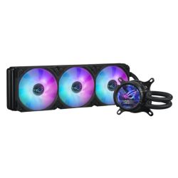 WC-ASLC3360ARGBLCD - Asus ROG STRIX LC III 360 ARGB LCD Liquid CPU Cooler, 360mm, 7th Gen v2 Asetek Pump, ARGB Fans, Customisable LCD Display, Rotatable Water Block, Black Asus ROG STRIX LC III 360 ARGB LCD Liquid CPU Cooler, 360mm, 7th Gen v2 Asetek Pump, ARGB Fans, Customisable LCD Display, Rotatable Water Block, Black