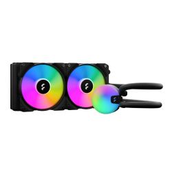 WC-FRLUS24RGBV2 - Fractal Design Lumen S24 V2 240mm ARGB Liquid CPU Cooler, ARGB Pump, 2x Aspect 12 RGB PWM Fans Fractal Design Lumen S24 V2 240mm ARGB Liquid CPU Cooler, ARGB Pump, 2x Aspect 12 RGB PWM Fans
